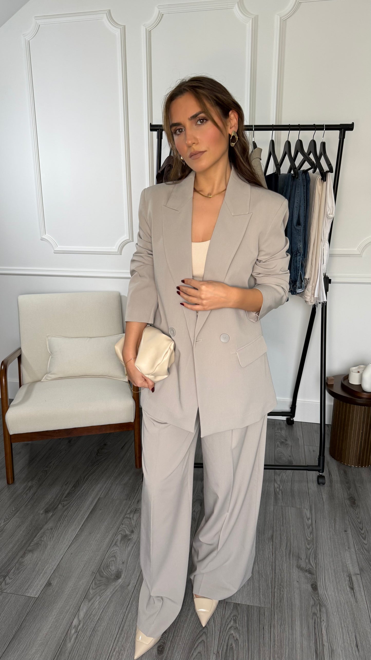 Veste blazer femme Livia |  Gris