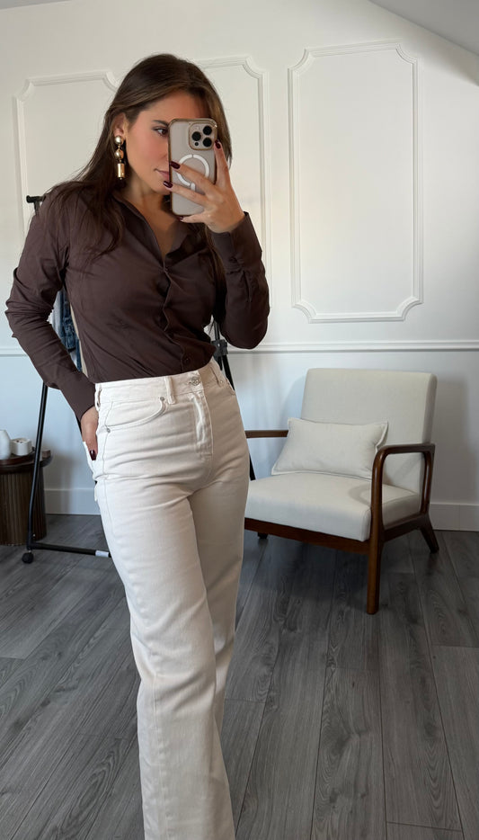 Jean Isée – Beige Cassé | Elle & Élégance