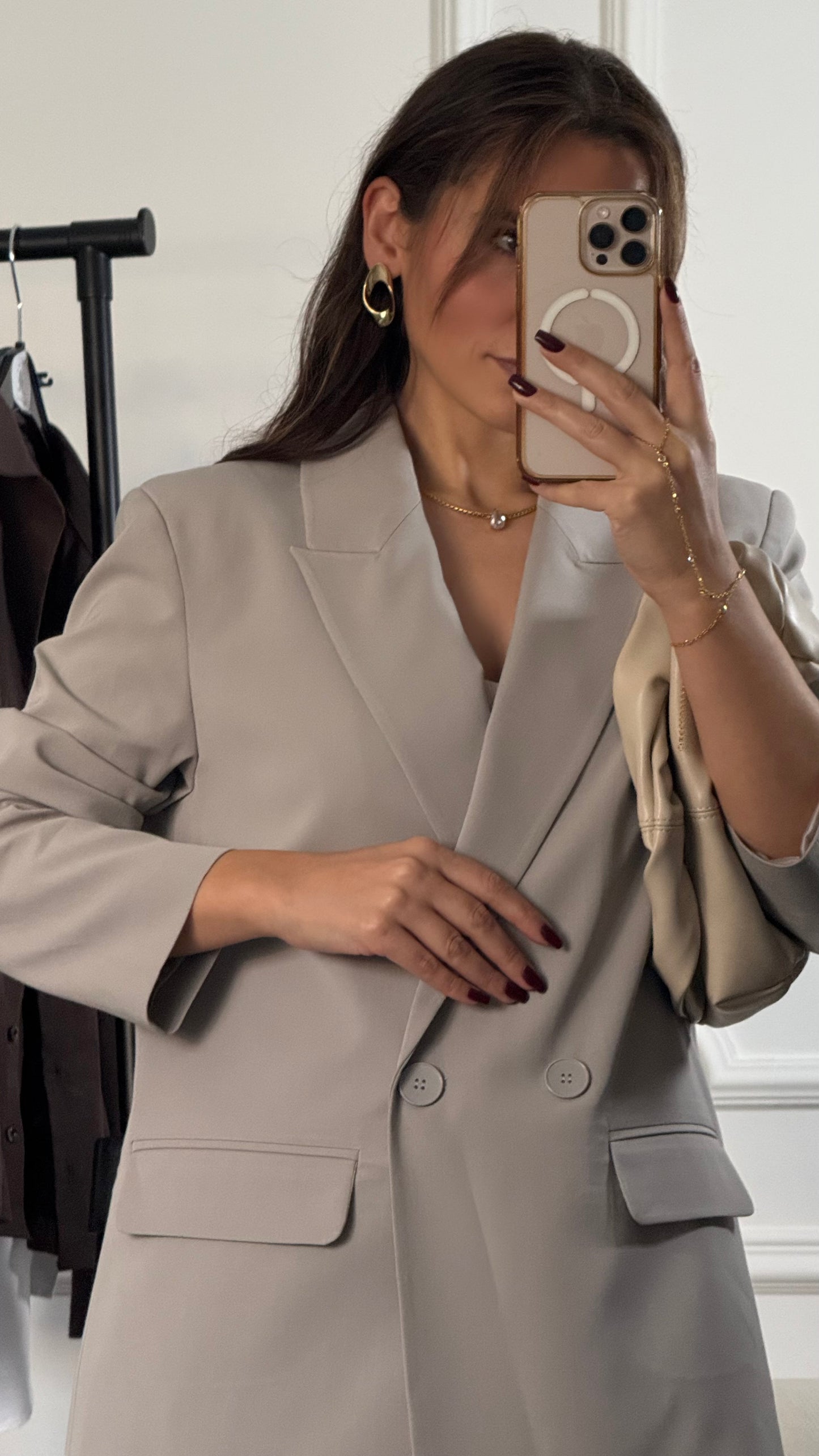 Veste blazer femme Livia |  Gris