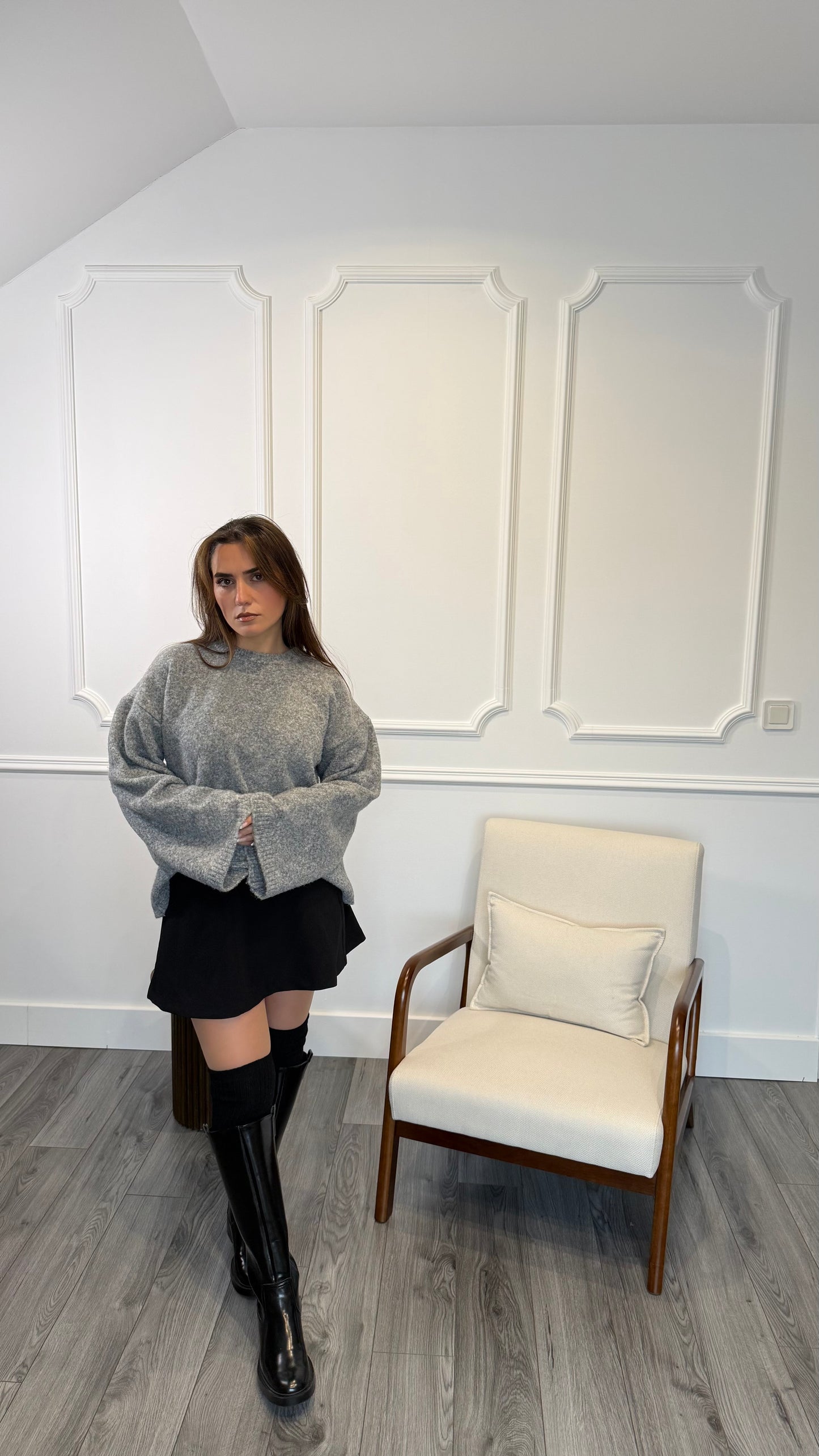 Pull Liora – Maille Douce Chiné